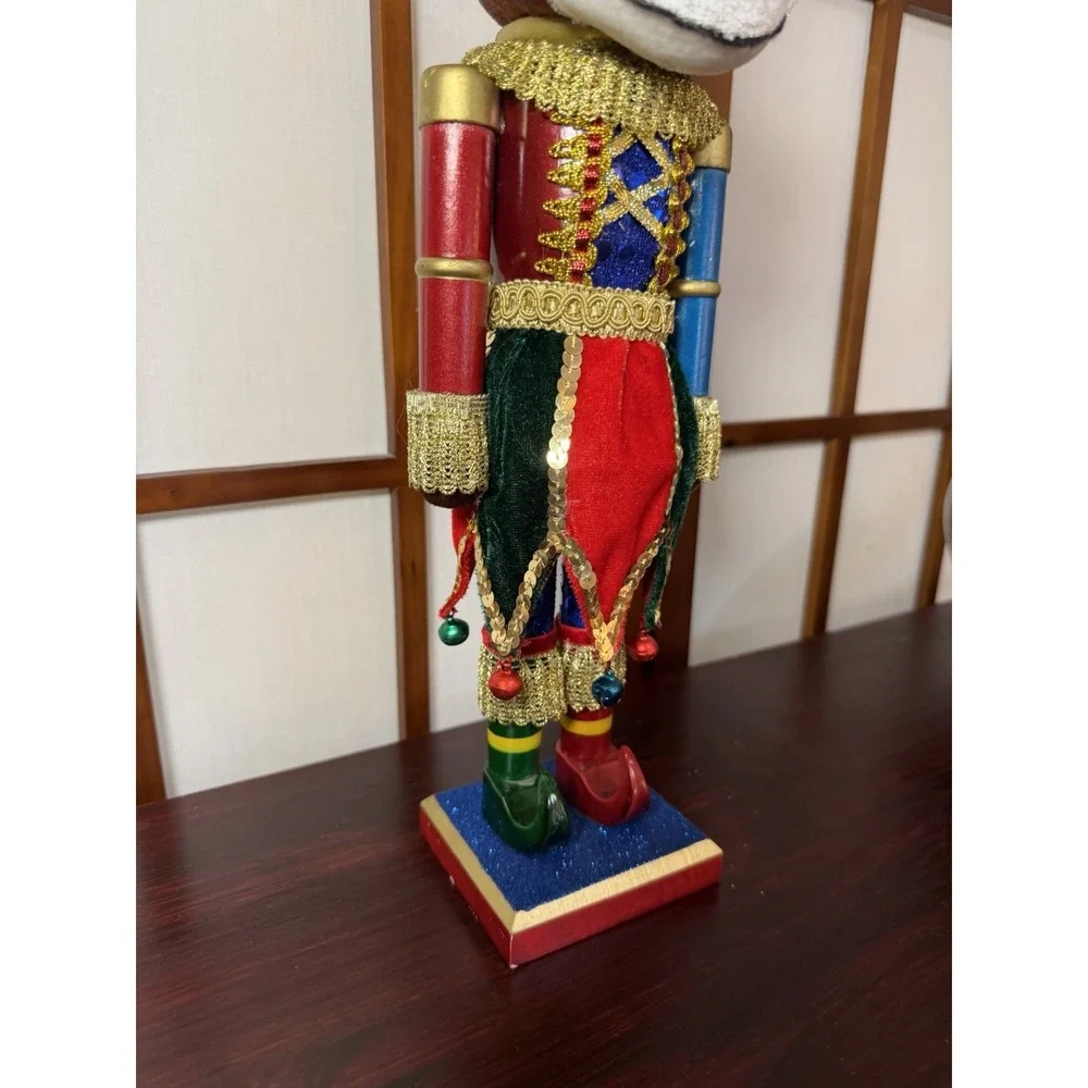 Michaels Wooden Nutcracker Soldier Monkey Christmas Ornament 16 inch